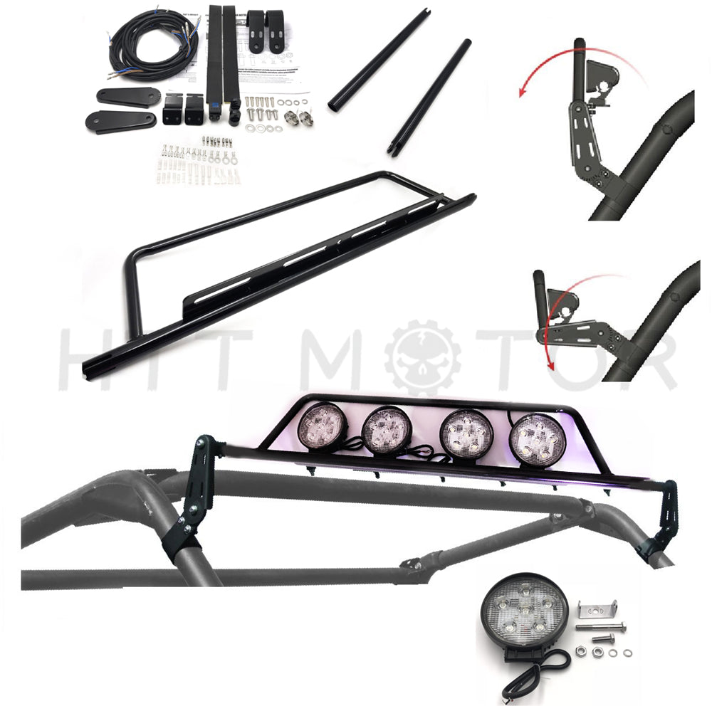 HTTMT- Adjustable 18W 2" Bars LED Spot Fog Driving Light For Can-Am Commander Maverick