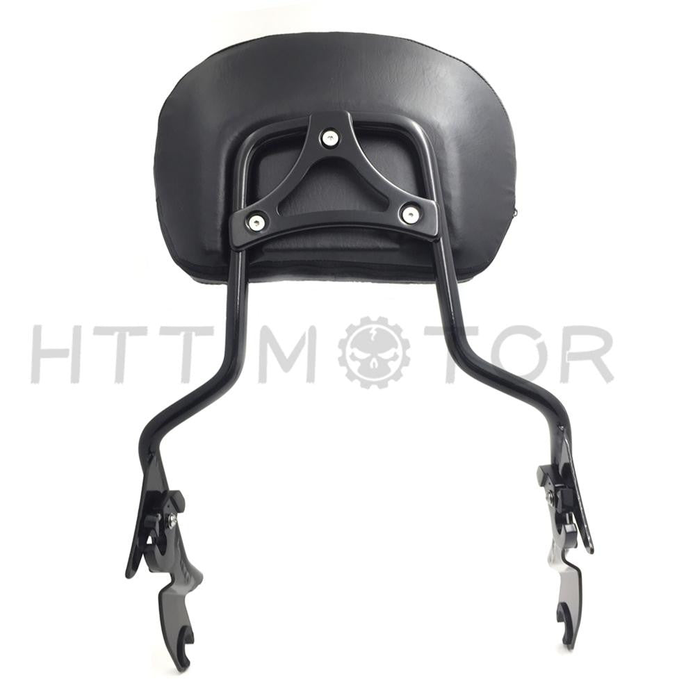 Black Backrest Sissy Bar For Harley Electra Glide Road King Ultra 2009-Up