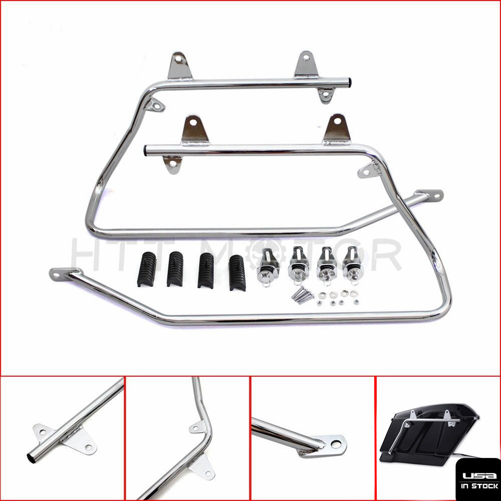 Saddlebag Conversion Bracket W/ Hardware Kit for Harley Davidson Softail 96-2013