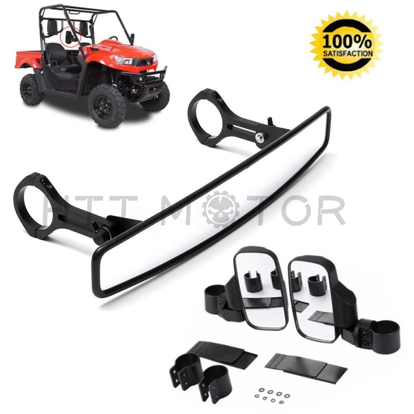 HTTMT- 1.75??????Breakaway Side & Rear View Mirrors Set for UTV Polaris RZR 900 1000 S 900