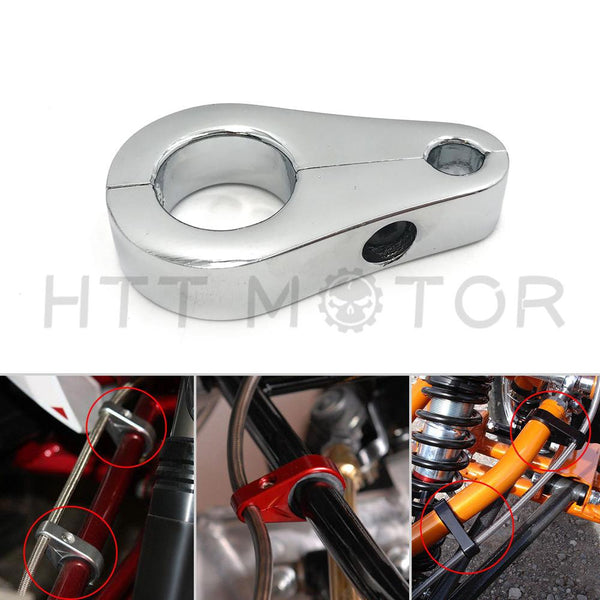 3/4 Inch Billet Aluminum Brake Line Clamps For Honda TRX250EX Yamaha Raptor 660