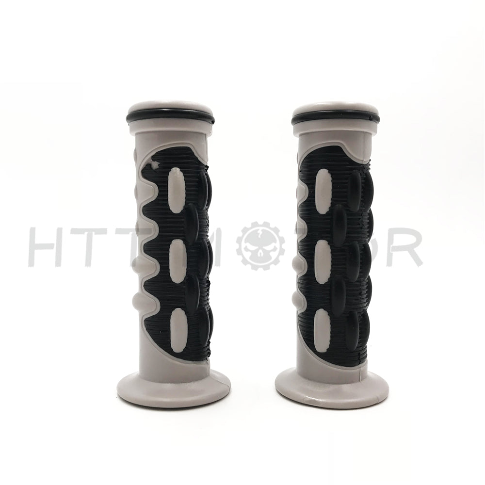 Rubber 22mm 25mm Gray Hand Grips For YAMAHA FZR YZF 600 Cafe Racer US