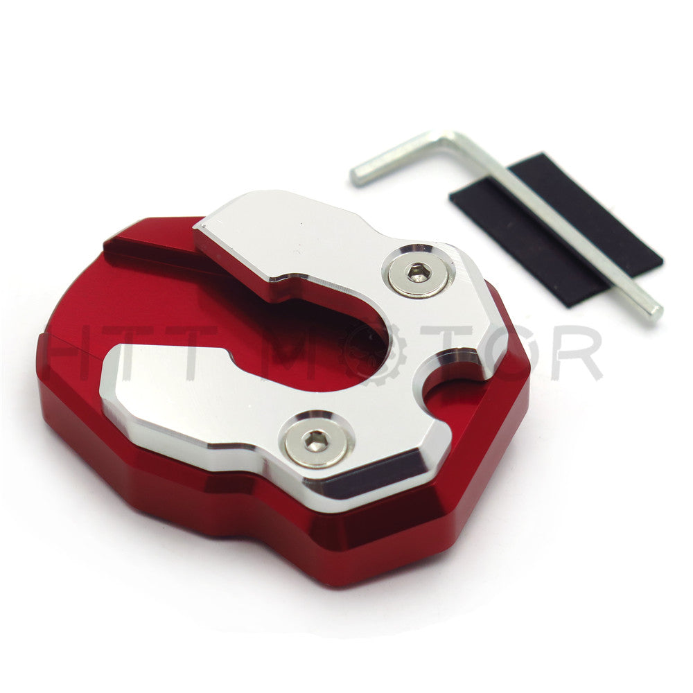HTTMT- Red CNC Sidestand Foot Plate Kickstand Pad for Yamaha Nmax155 N-Max 155