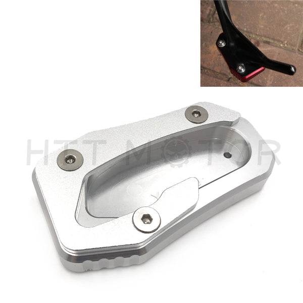 Kickstand Side Stand Extension Plate For Yamaha T MAX 530 SX/DX 2017 2018 SILVER
