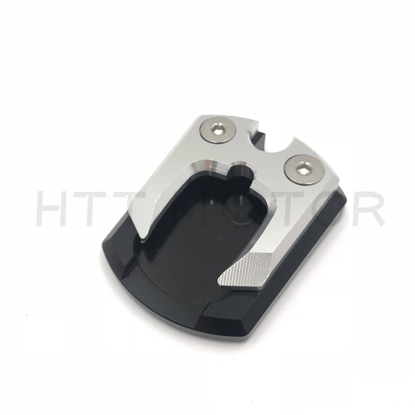 Kickstand Side Stand Pad Plate Extension Enlarge For YAMAHA XMAX 125/250/300 Black