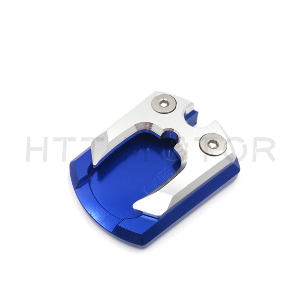Kickstand Side Stand Pad Plate Extension Enlarge For YAMAHA XMAX 125/250/300 Blue