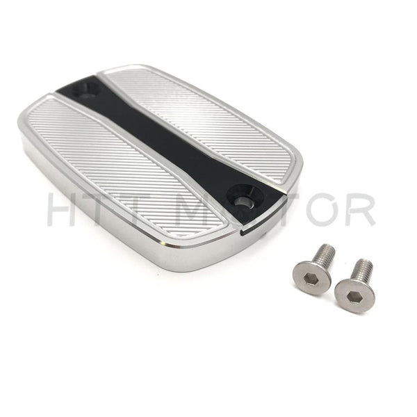 Brake Fluid Reservoir Oil Tank Cap Cup For Yamaha TMAX500 08-11 530 12-16 Silver